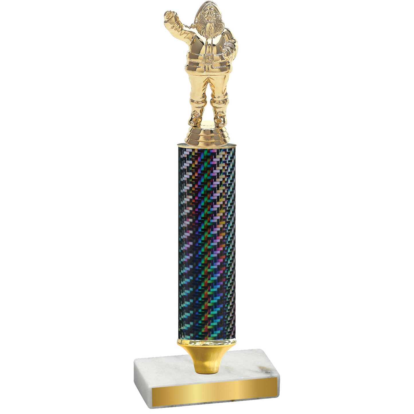 Value Black Carbon Fiber Holiday Trophy