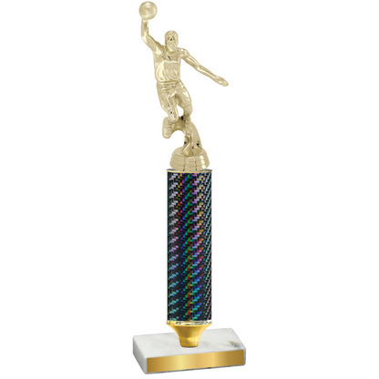 Value Black Carbon Fiber Basketball Trophy