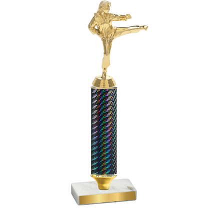 Value Black Carbon Fiber Karate Trophy