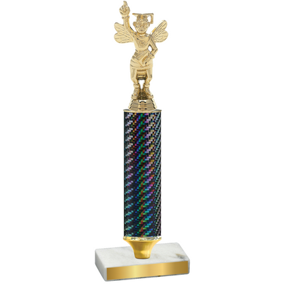 Value Black Carbon Fiber Academics Trophy