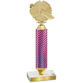 Value Pink Carbon Fiber Running Trophy