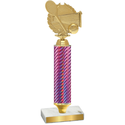 Value Pink Carbon Fiber Tennis Trophy