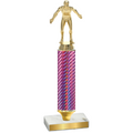 Value Pink Carbon Fiber Wrestling Trophy