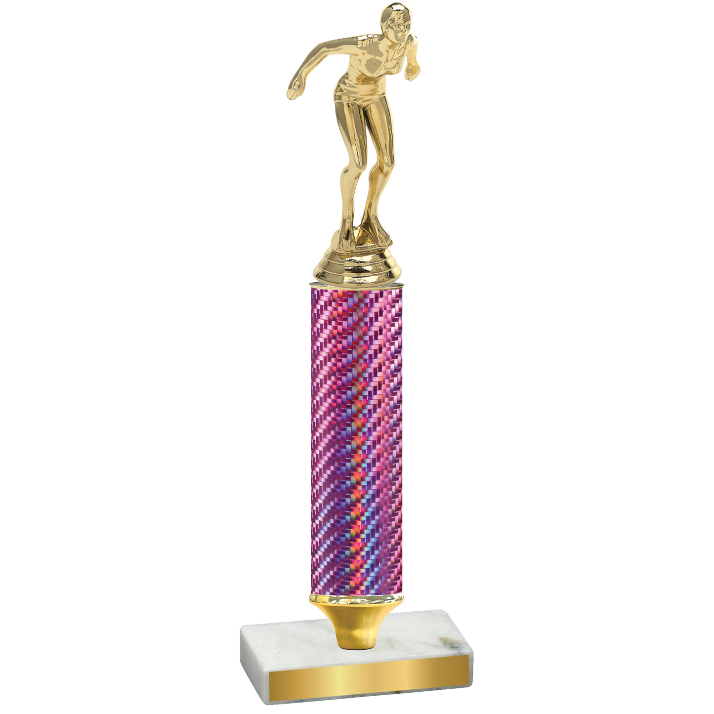 Value Pink Carbon Fiber Tennis Trophy