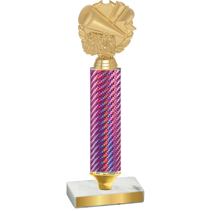 Value Pink Carbon Fiber Cheerleading Trophy