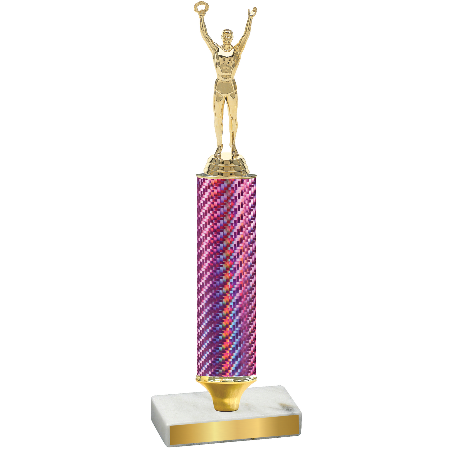 Value Pink Carbon Fiber Victory Trophy