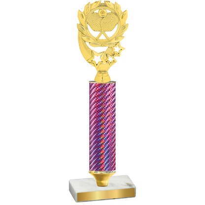 Value Pink Carbon Fiber Pickleball Trophy