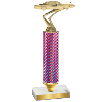 Value Pink Carbon Fiber Cars Trophy