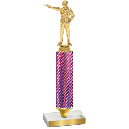 Value Pink Carbon Fiber Shooter Trophy