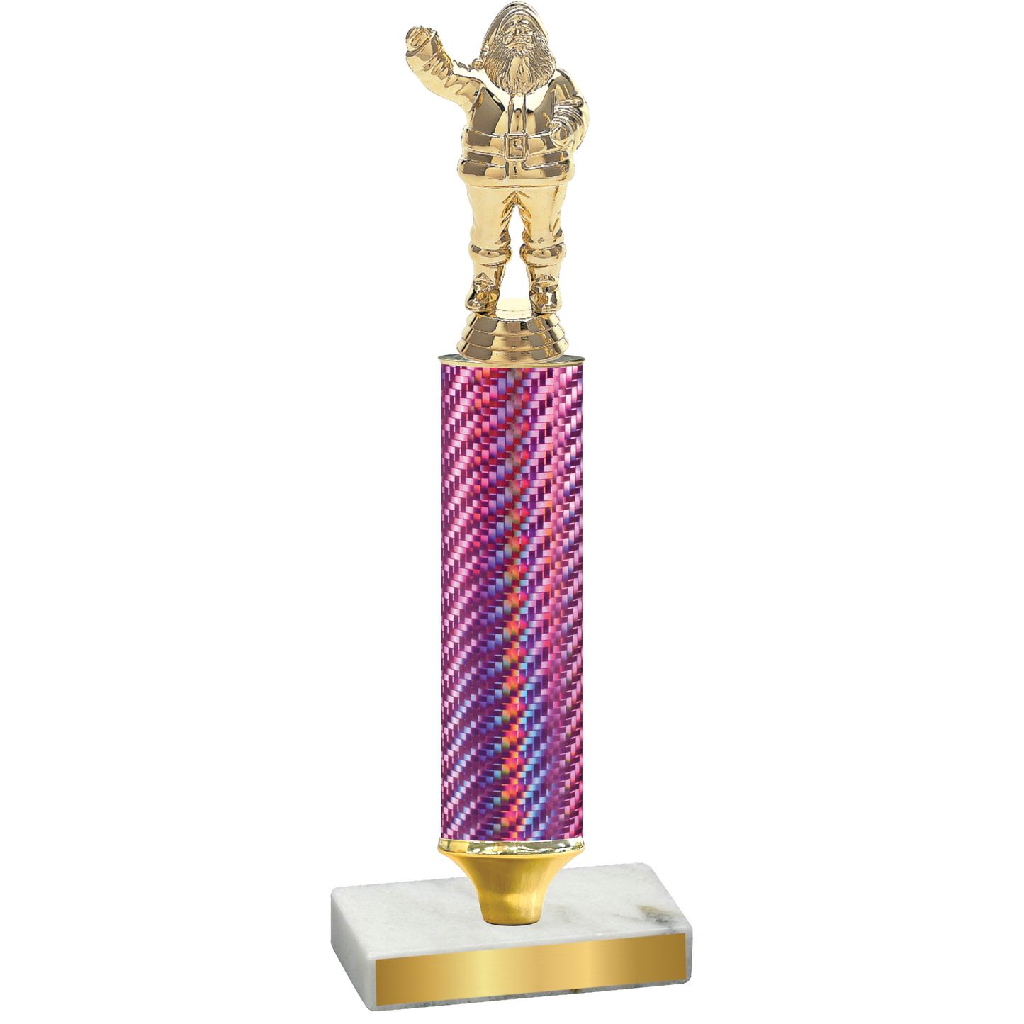 Value Pink Carbon Fiber Holiday Trophy