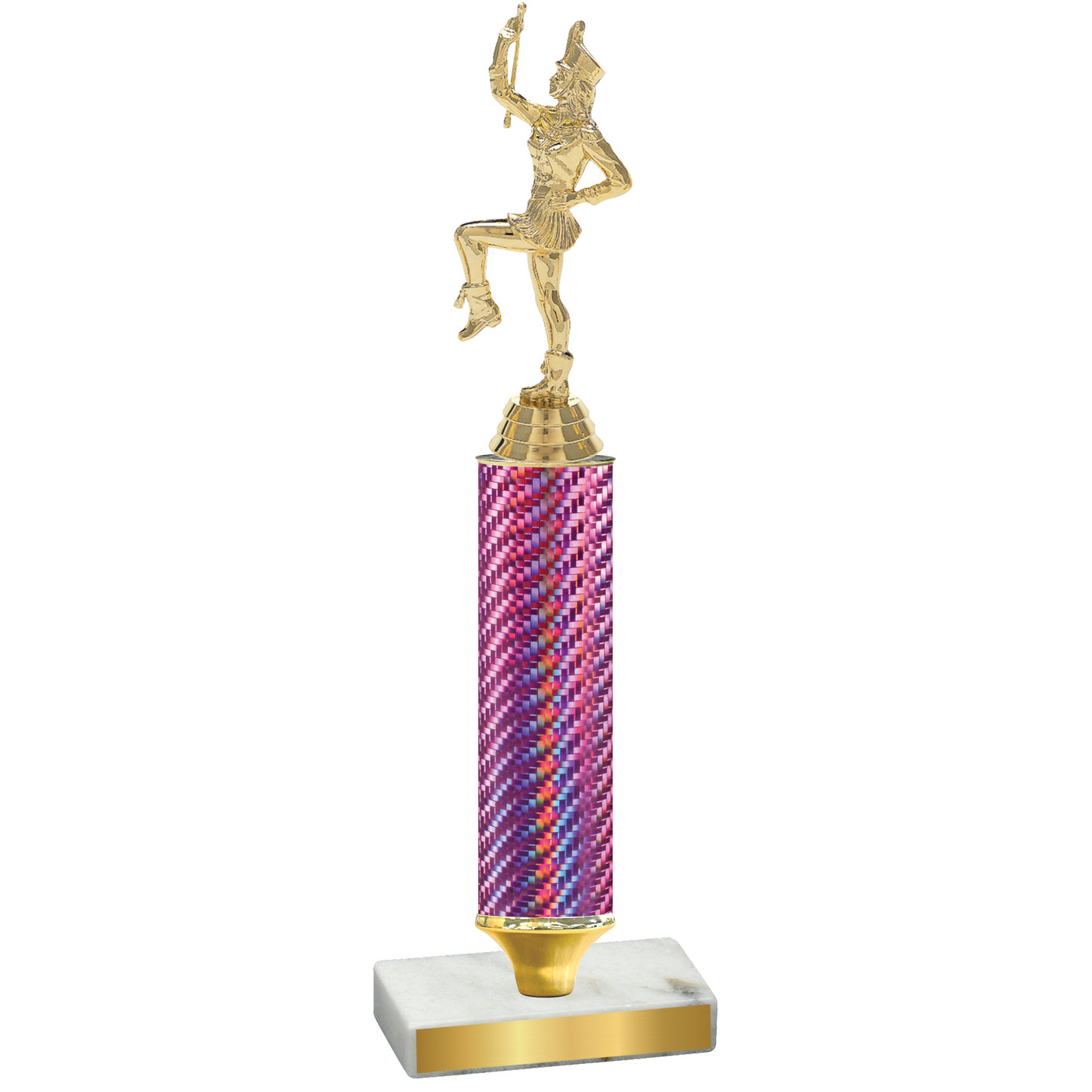 Value Pink Carbon Fiber Majorette Trophy