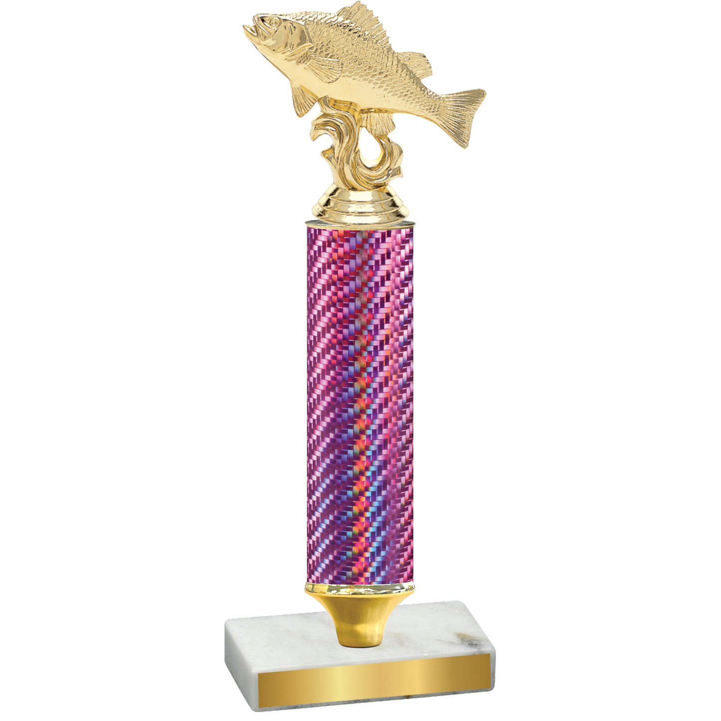 Value Pink Carbon Fiber Fishing Trophy