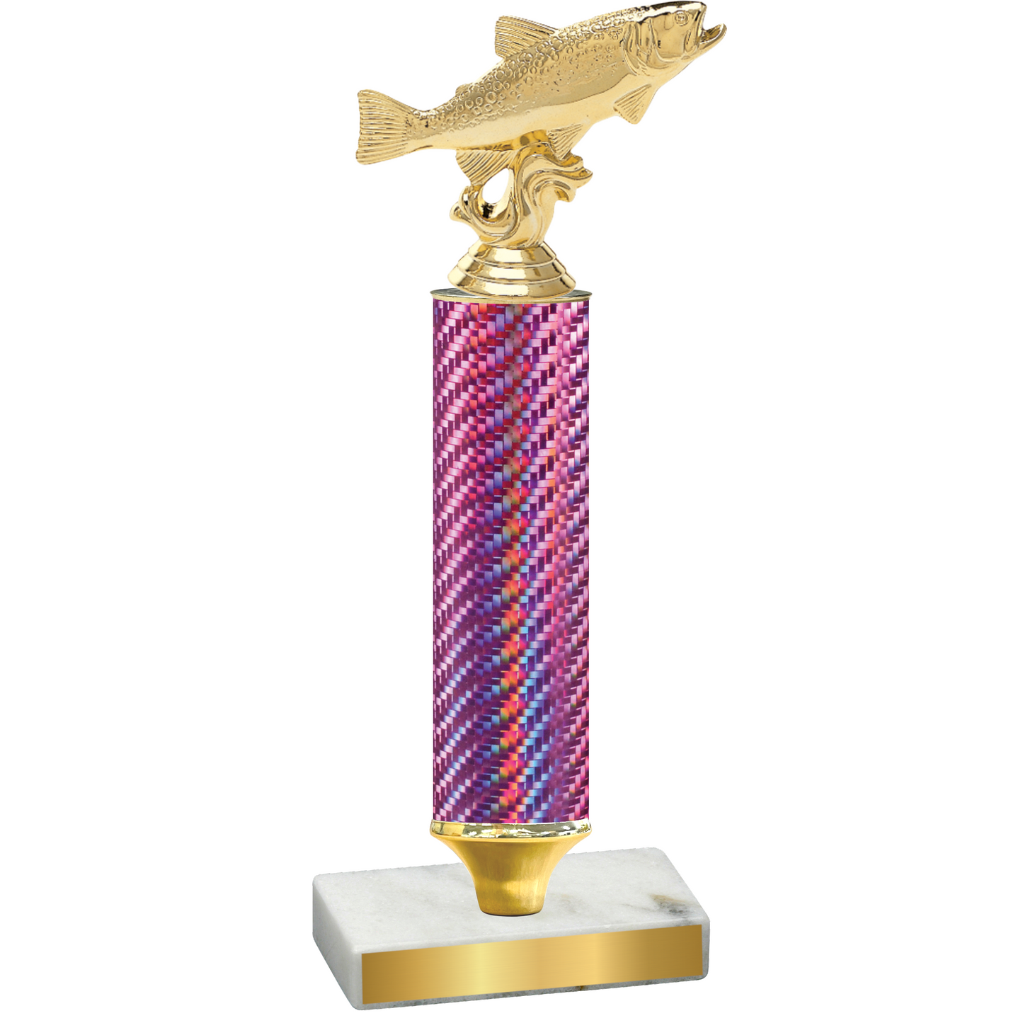 Value Pink Carbon Fiber Fishing Trophy