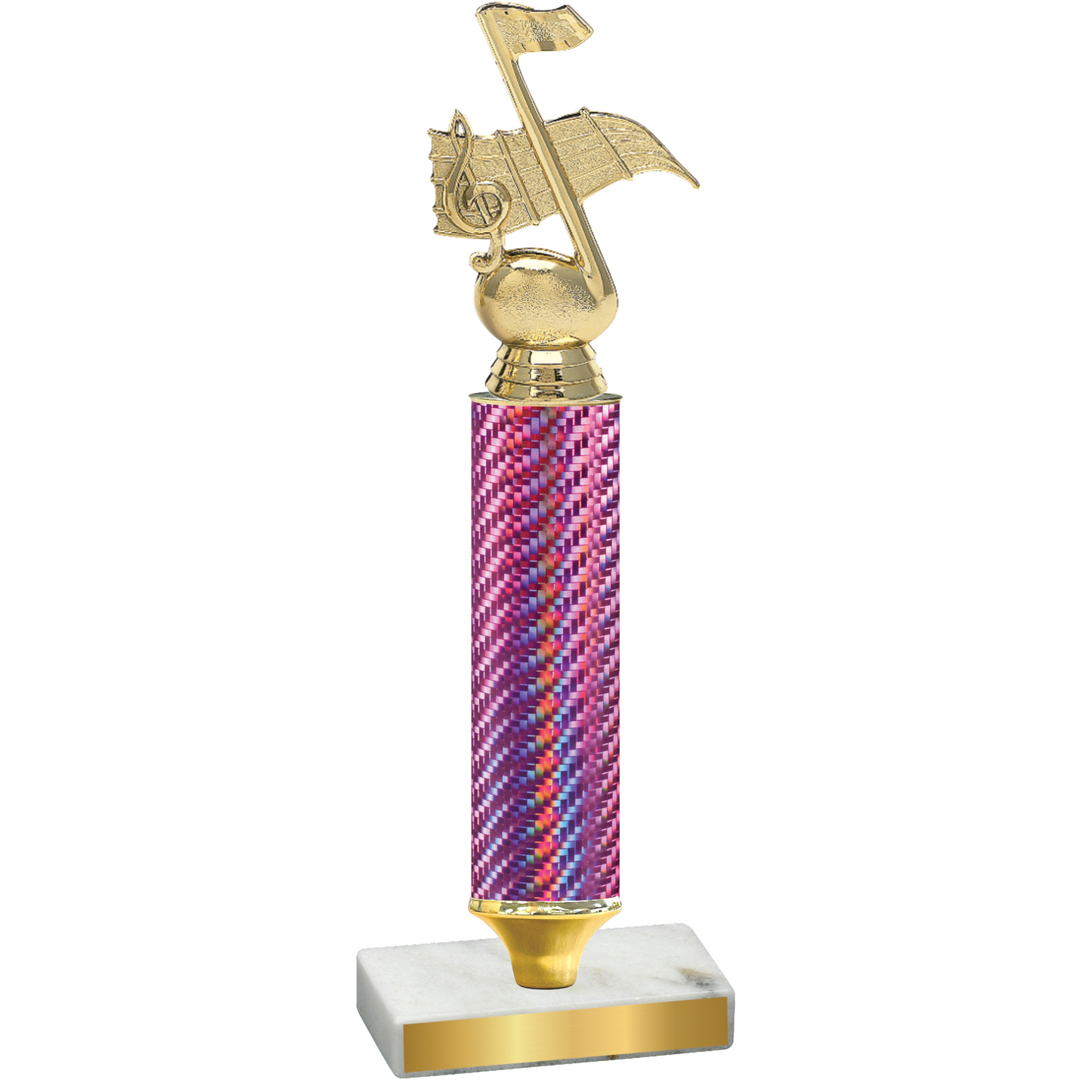 Value Pink Carbon Fiber Music Trophy