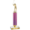 Value Pink Carbon Fiber Golf Trophy
