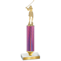 Value Pink Carbon Fiber Golf Trophy