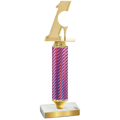 Value Pink Carbon Fiber Golf Trophy