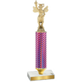 Value Pink Carbon Fiber Academics Trophy