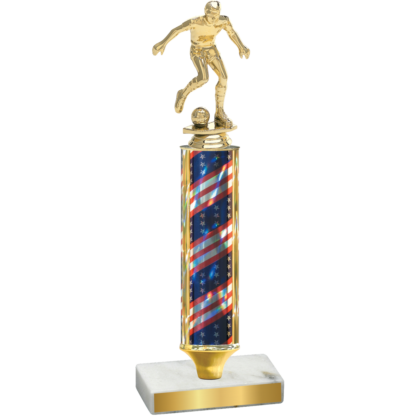 Value Flag USA Soccer Trophy