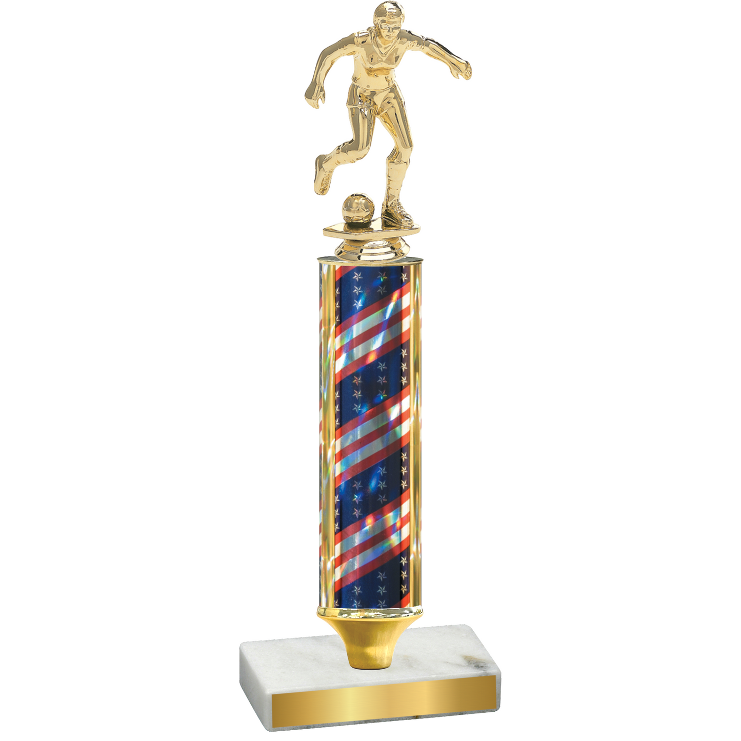 Value Flag USA Soccer Trophy