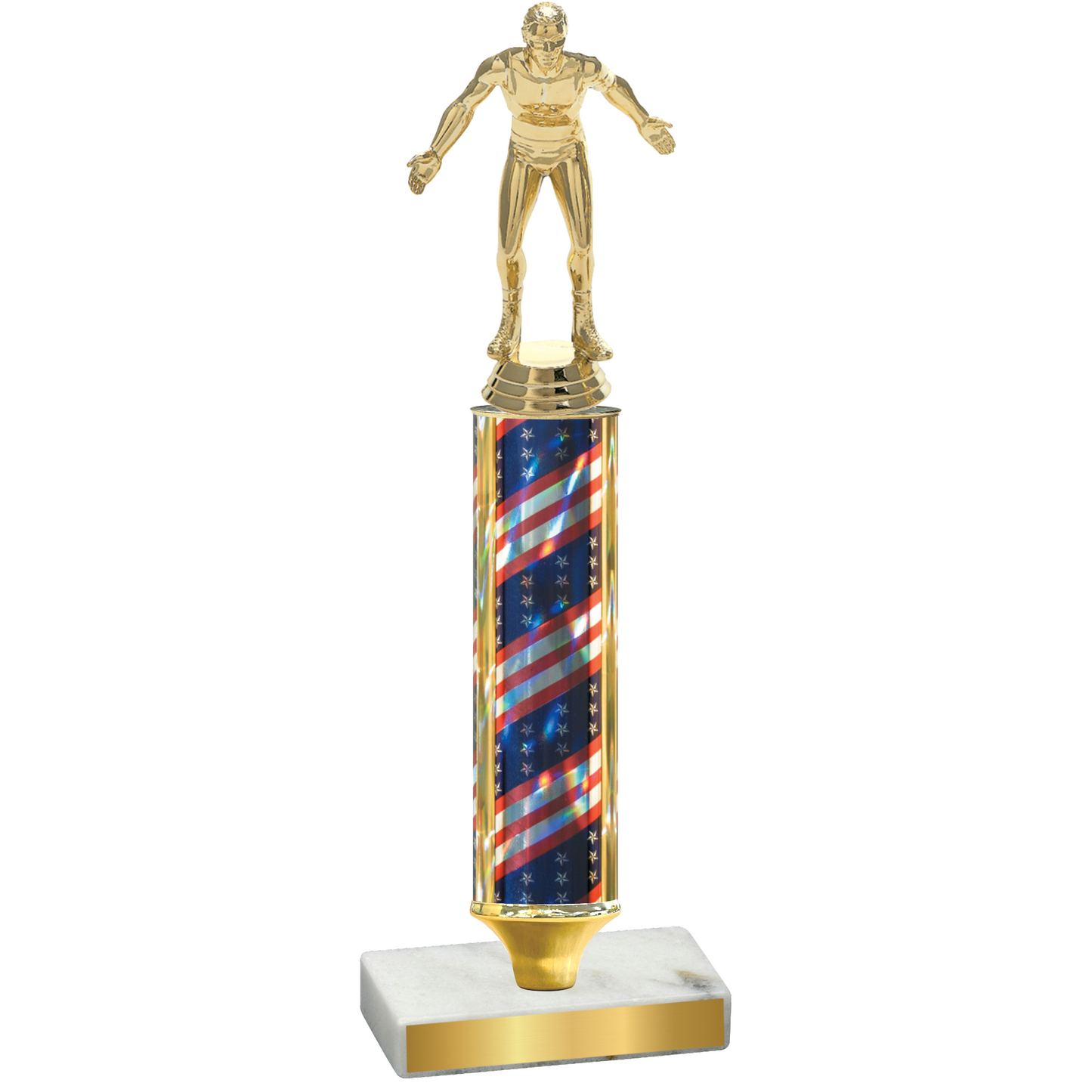 Value Flag USA Wrestling Trophy