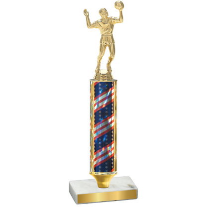 Value Flag USA Volleyball Trophy