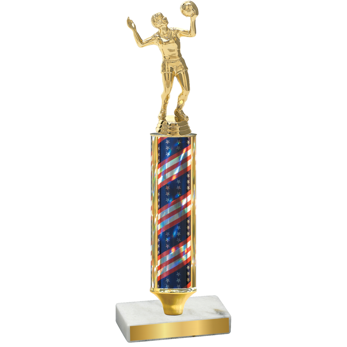 Value Flag USA Volleyball Trophy