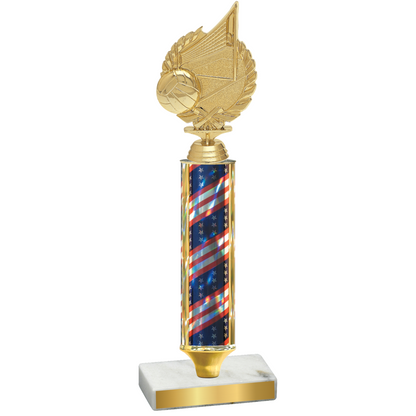 Value Flag USA Volleyball Trophy