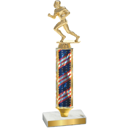 Value Flag USA Football Trophy