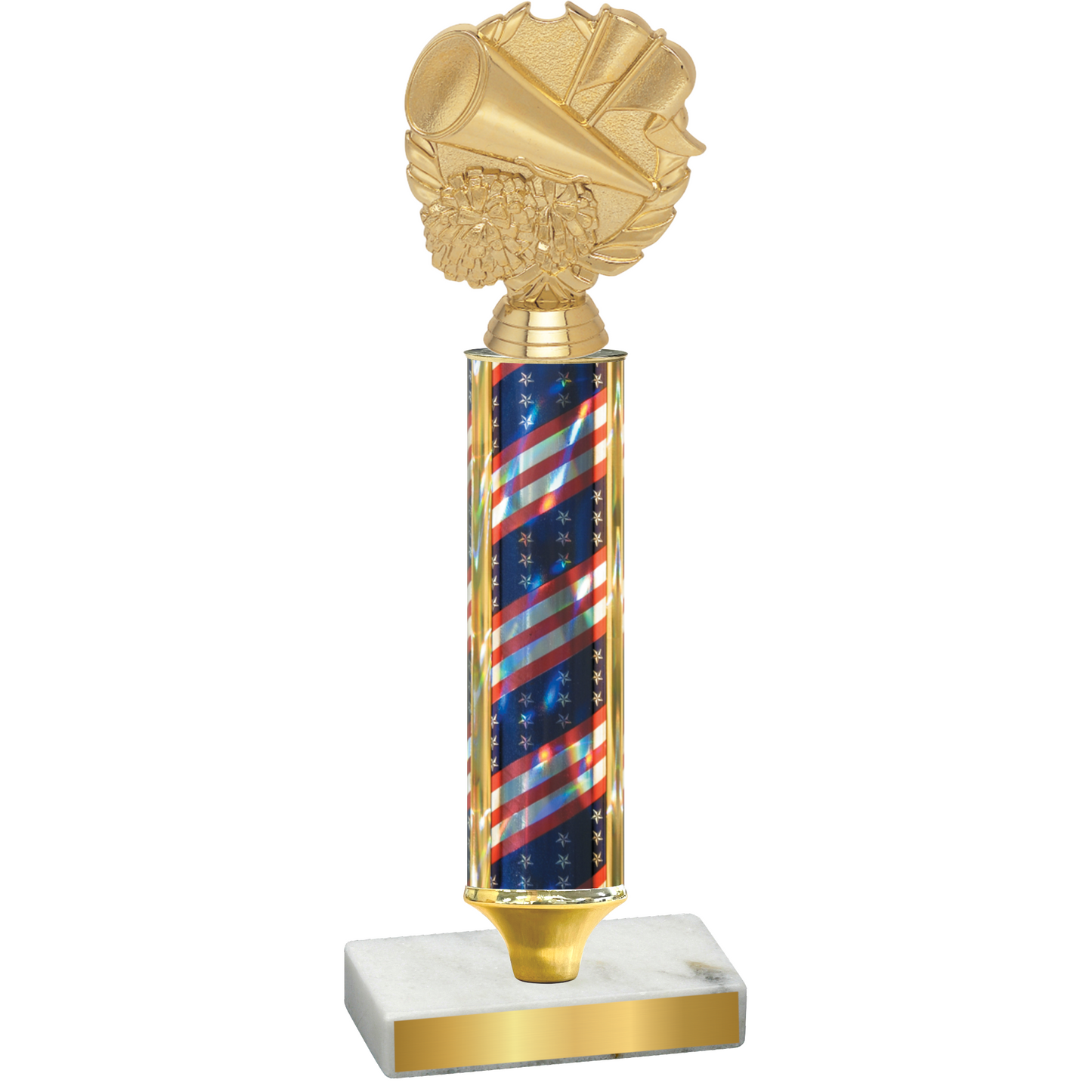 Value Flag USA Cheerleading Trophy