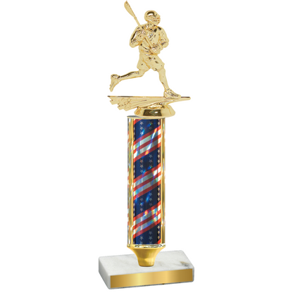 Value Flag USA Lacrosse Trophy