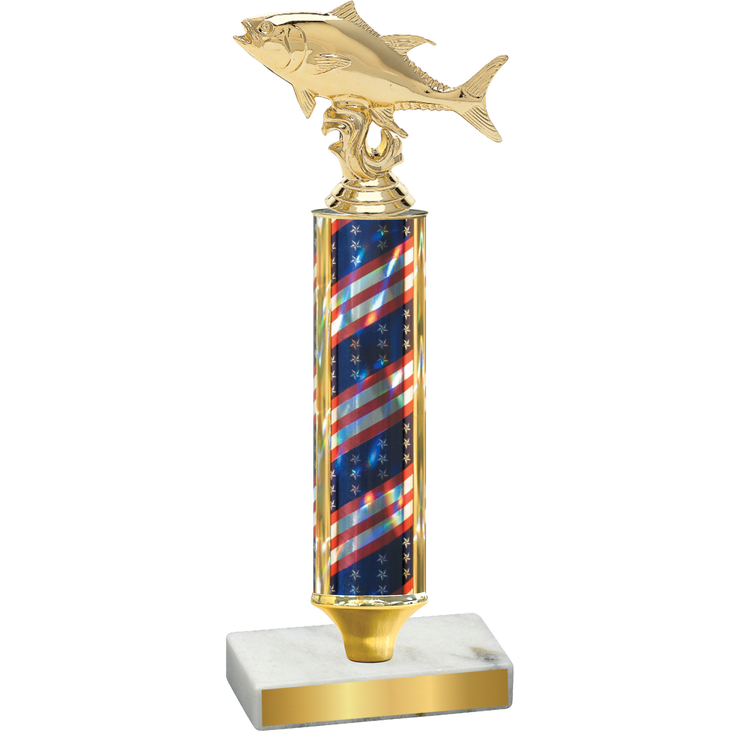 Value Flag USA Fishing Trophy