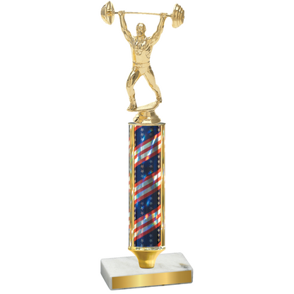 Value Flag USA Weights Trophy