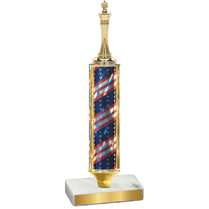 Value Flag USA Chess Trophy