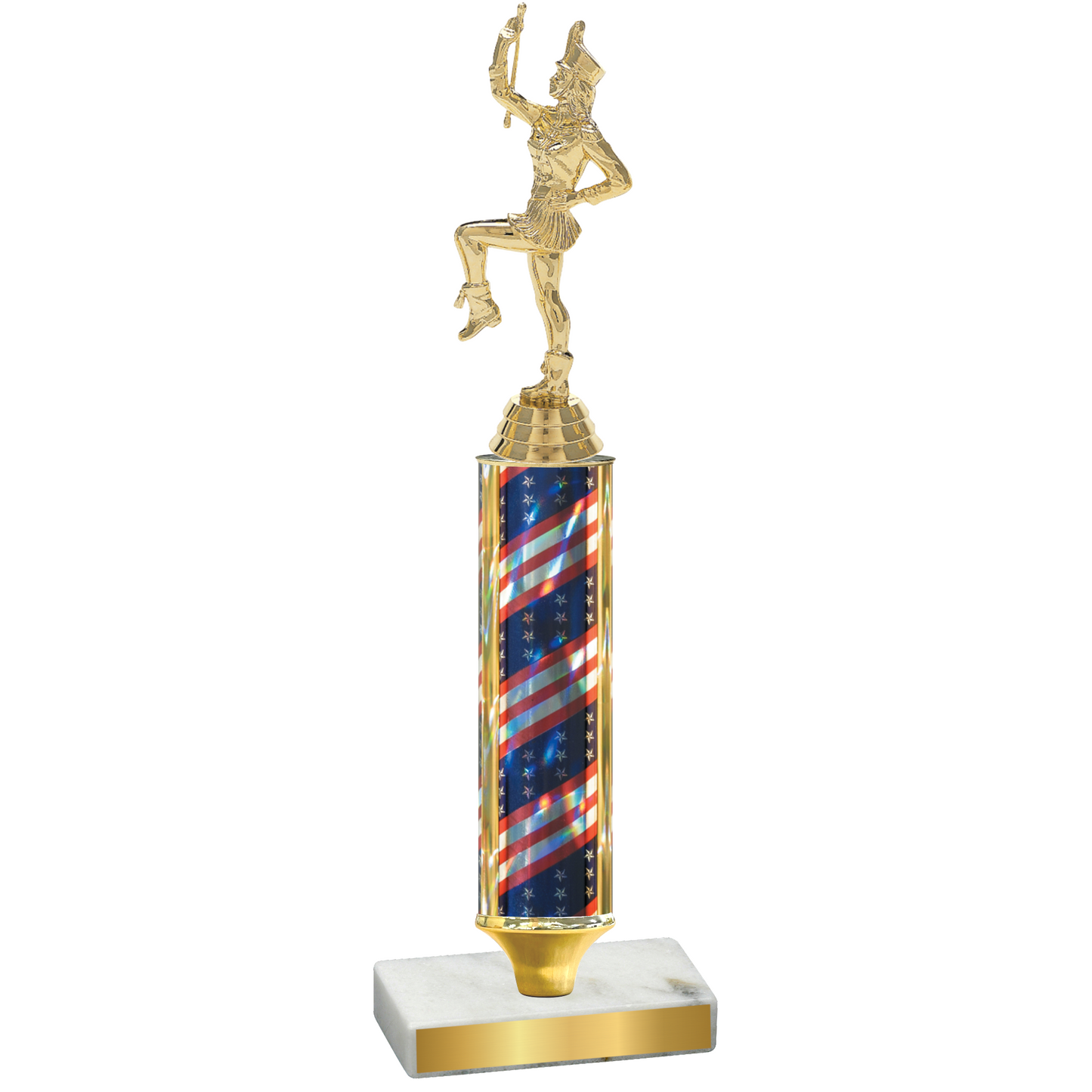 Value Flag USA Majorette Trophy