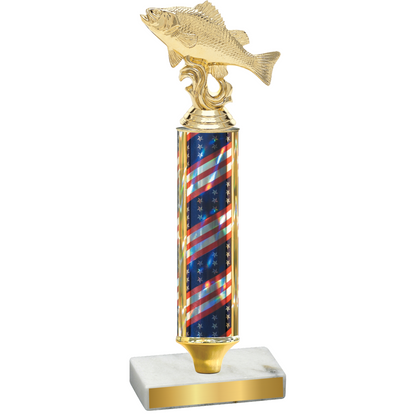 Value Flag USA Fishing Trophy