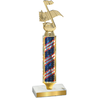 Value Flag USA Music Trophy