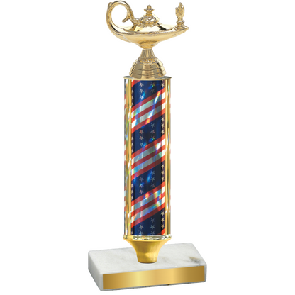 Value Flag USA Academics Trophy