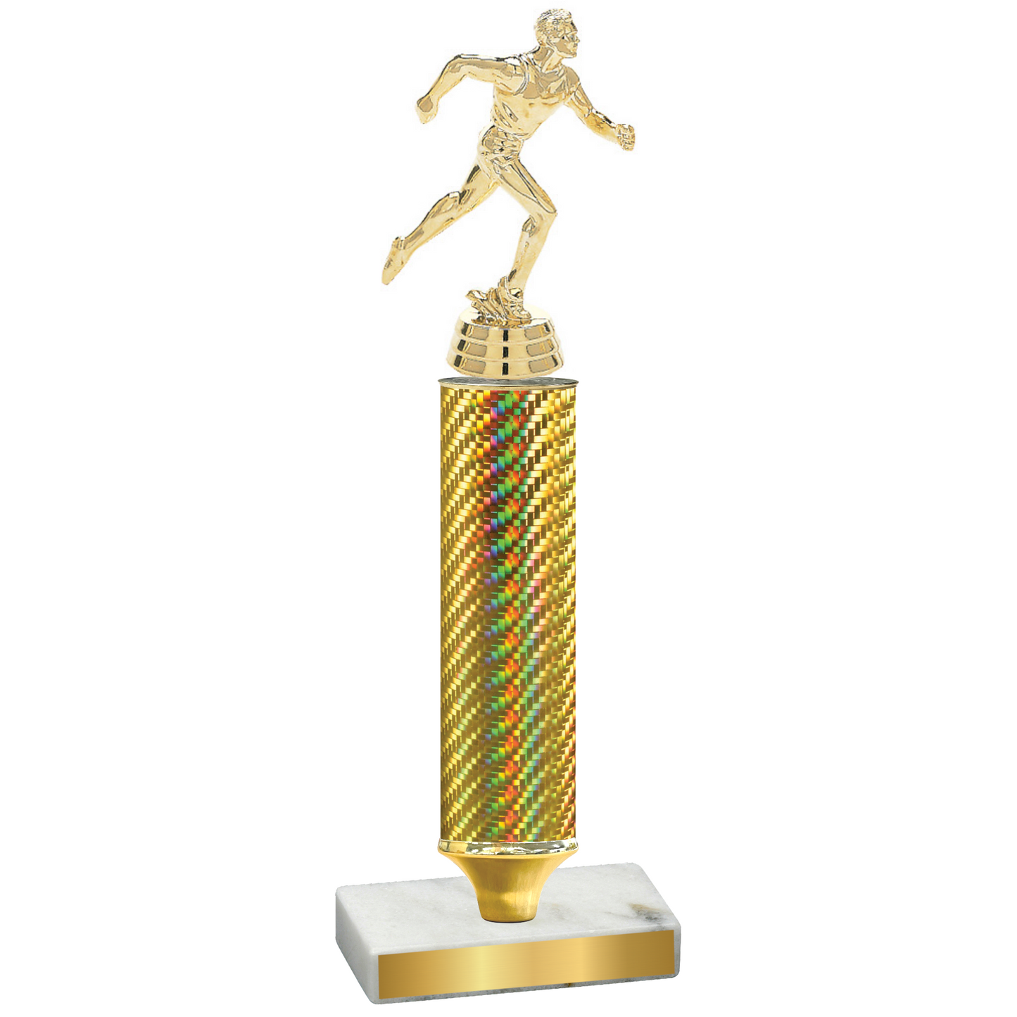 Value Gold Carbon Fiber Running Trophy