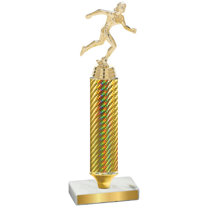 Value Gold Carbon Fiber Running Trophy