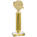 Value Gold Carbon Fiber Running Trophy