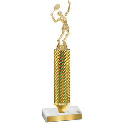 Value Gold Carbon Fiber Tennis Trophy