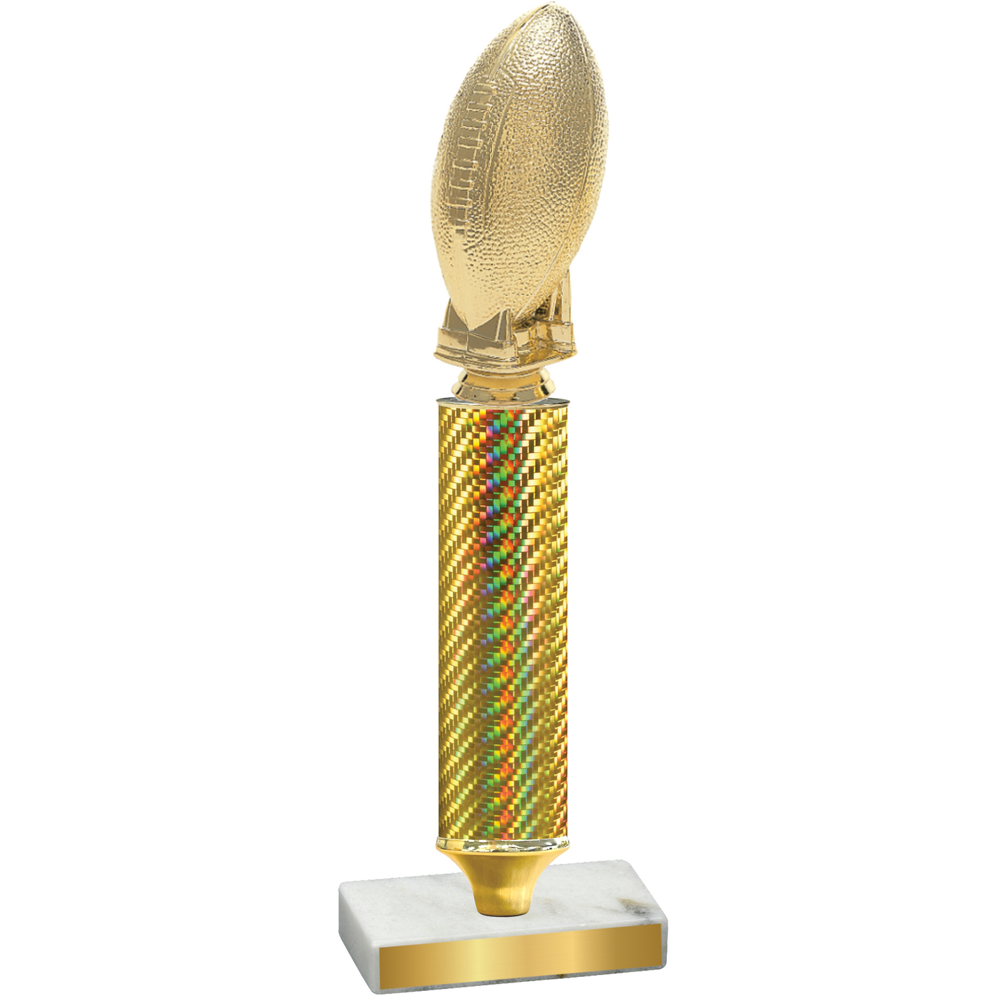 Value Gold Carbon Fiber Football Trophy