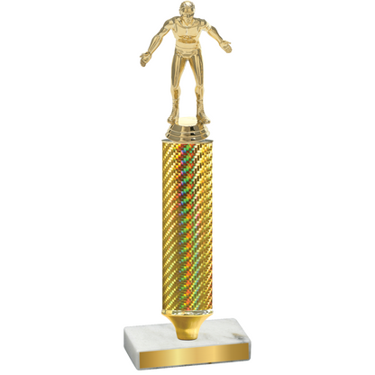 Value Gold Carbon Fiber Wrestling Trophy