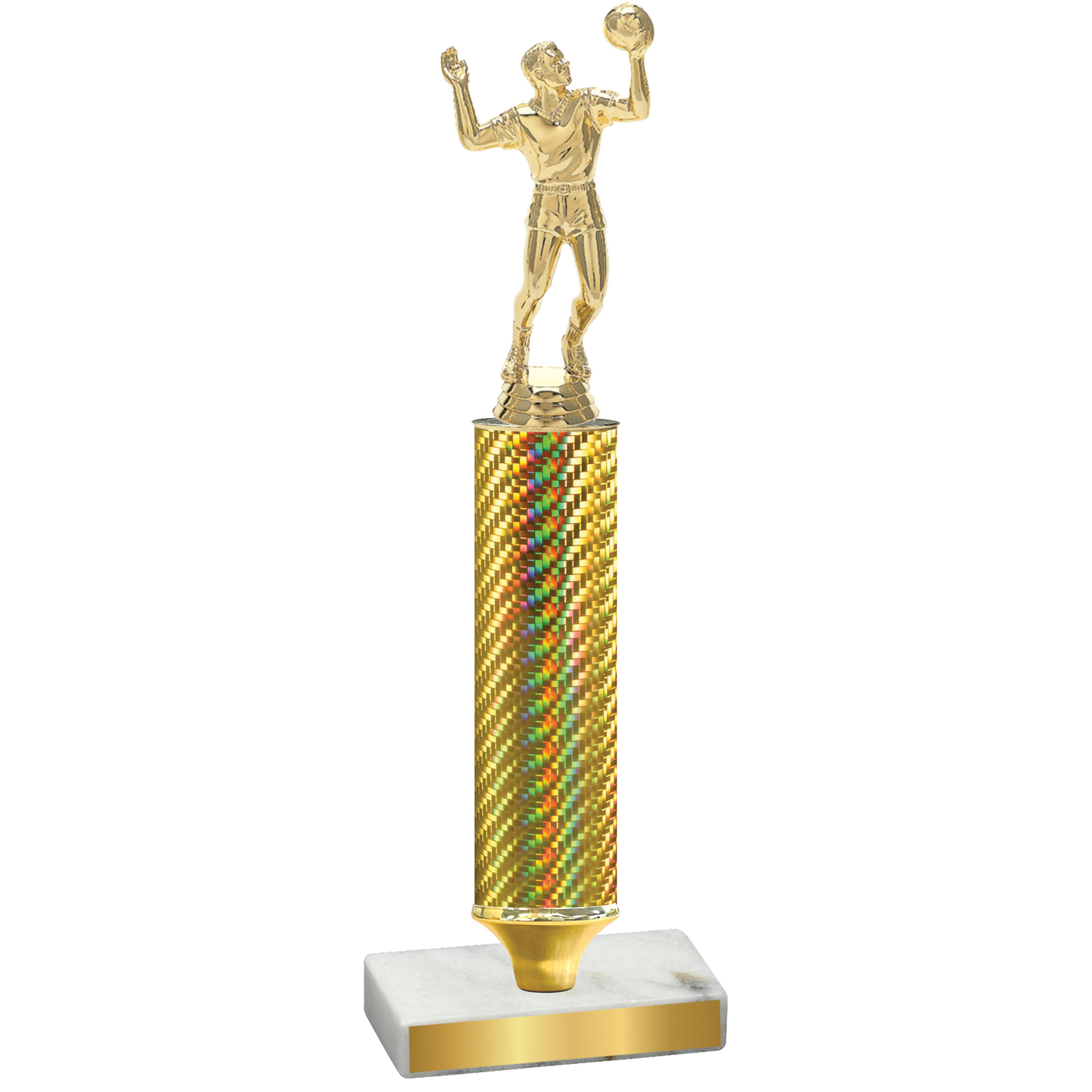 Value Gold Carbon Fiber Volleyball Trophy