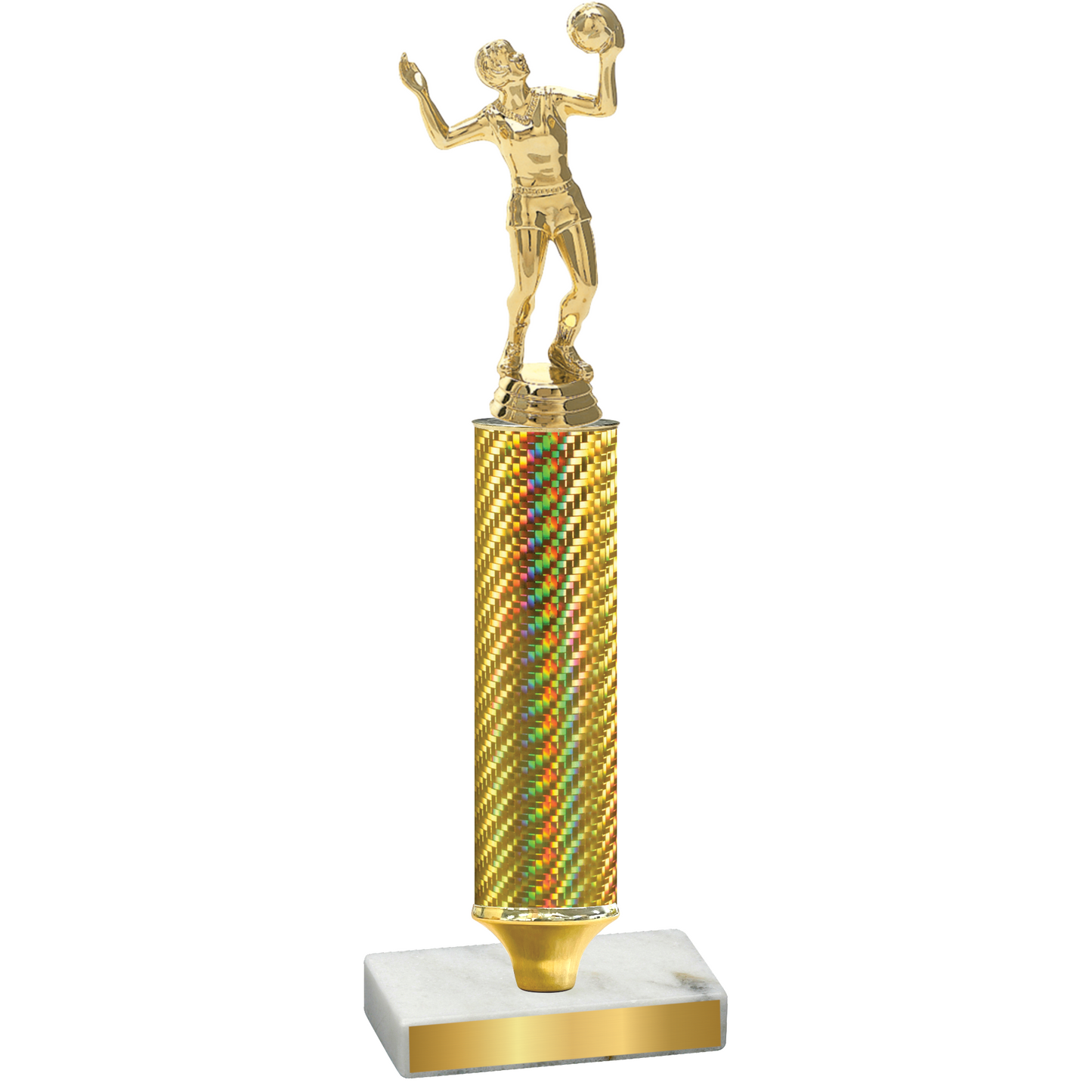 Value Gold Carbon Fiber Volleyball Trophy