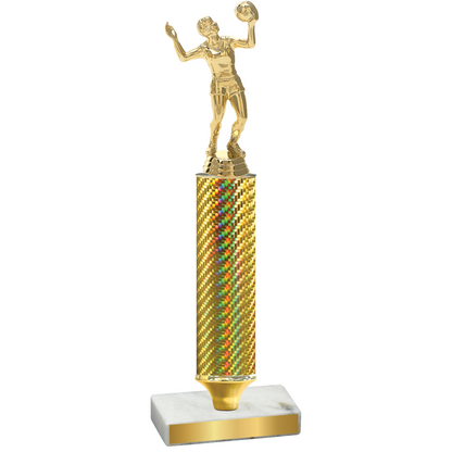 Value Gold Carbon Fiber Volleyball Trophy