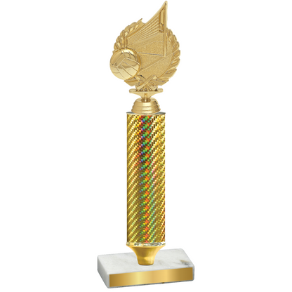 Value Gold Carbon Fiber Volleyball Trophy