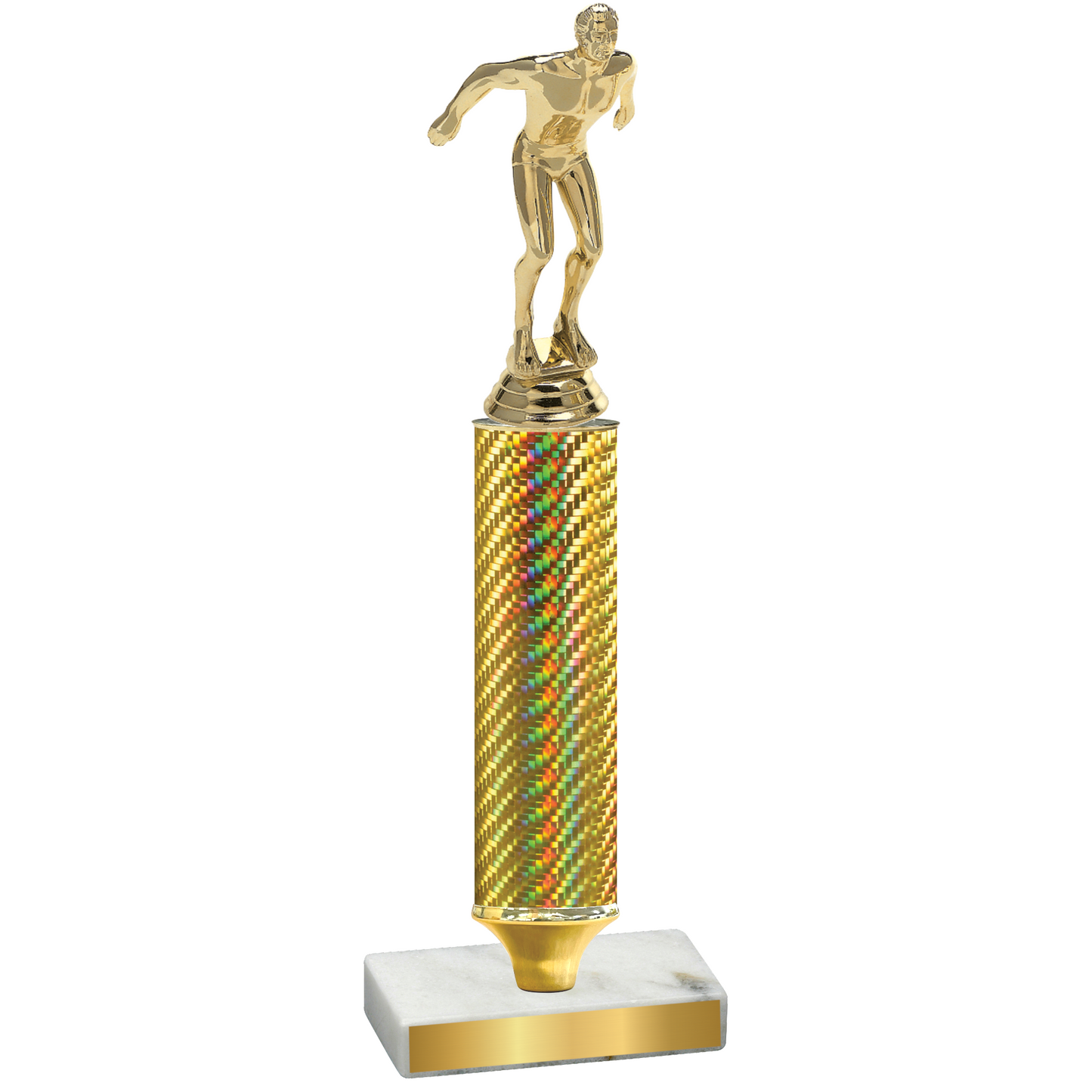 Value Gold Carbon Fiber Swimming Trophy