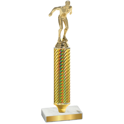 Value Gold Carbon Fiber Swimming Trophy